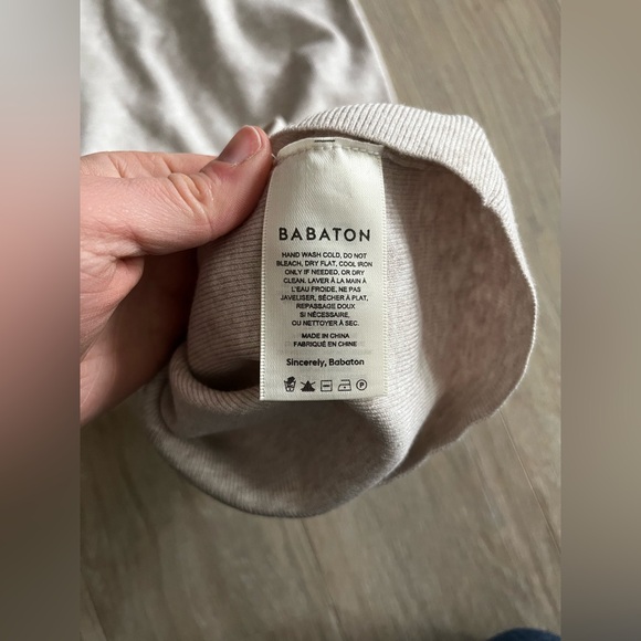 Aritzia Babaton Women’s Bogart Midi Dress Birch  - Size Small - Picture 9 of 10